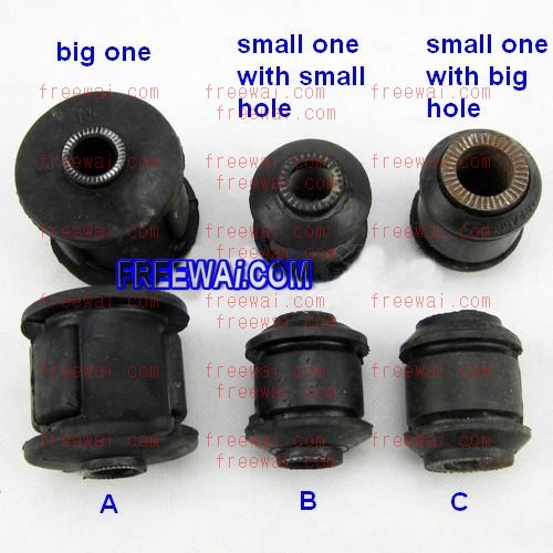 rear steering knuckle (drag rod / control arm) rubber bushing for Geely